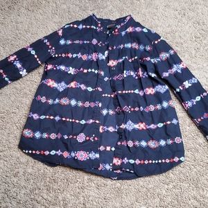 Oshkosh tribal button up shirt